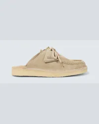 Clarks Slippers Desert Nomad in suede Grigio