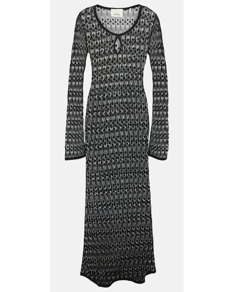 Isabel Marant Abito lungo in misto cotone Nero