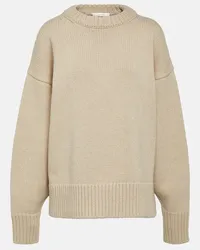 The Row Pullover Ophelia in lana e cashmere Beige