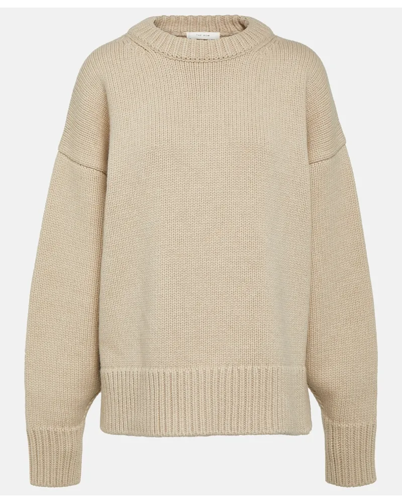 The Row Pullover Ophelia in lana e cashmere Beige