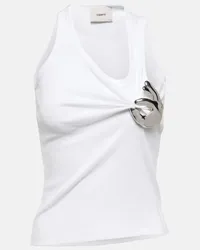 COPERNI Tank top Emoji in cotone Bianco