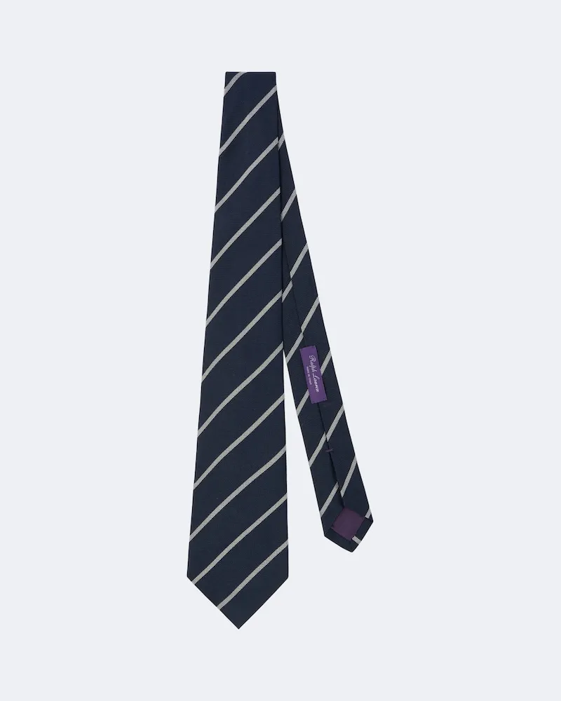 Ralph Lauren Cravatta in seta a righe Blu