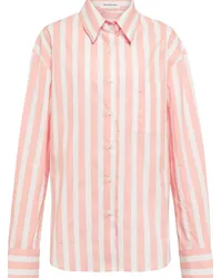 FRANKIE Shop Camicia Lui in cotone a righe Rosa