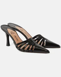 Paris Texas Mules Nadia 85 in pelle Nero