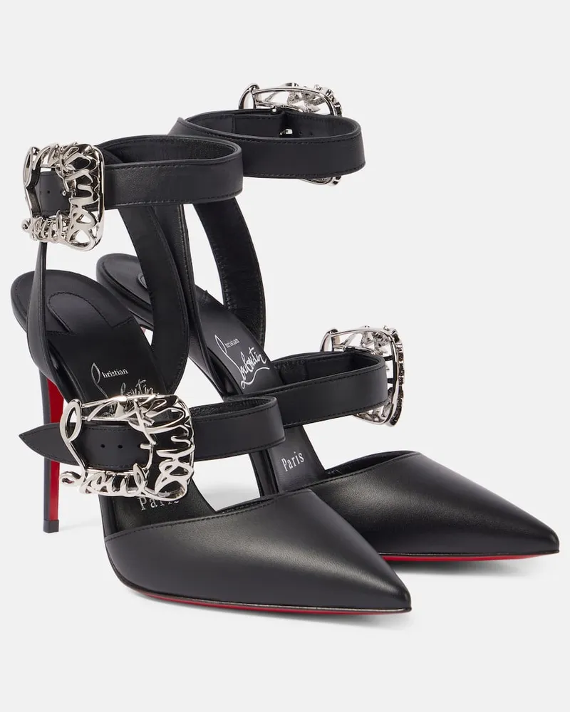 Christian Louboutin Pumps Giddylina 100 in pelle Nero