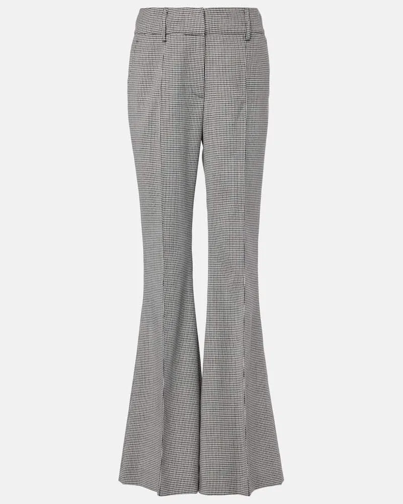 Gabriela Hearst Pantaloni flared Rhein in lana Nero