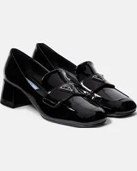 Prada Pumps mocassino in vernice Nero