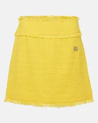 Dolce & Gabbana Minigonna in tweed Giallo