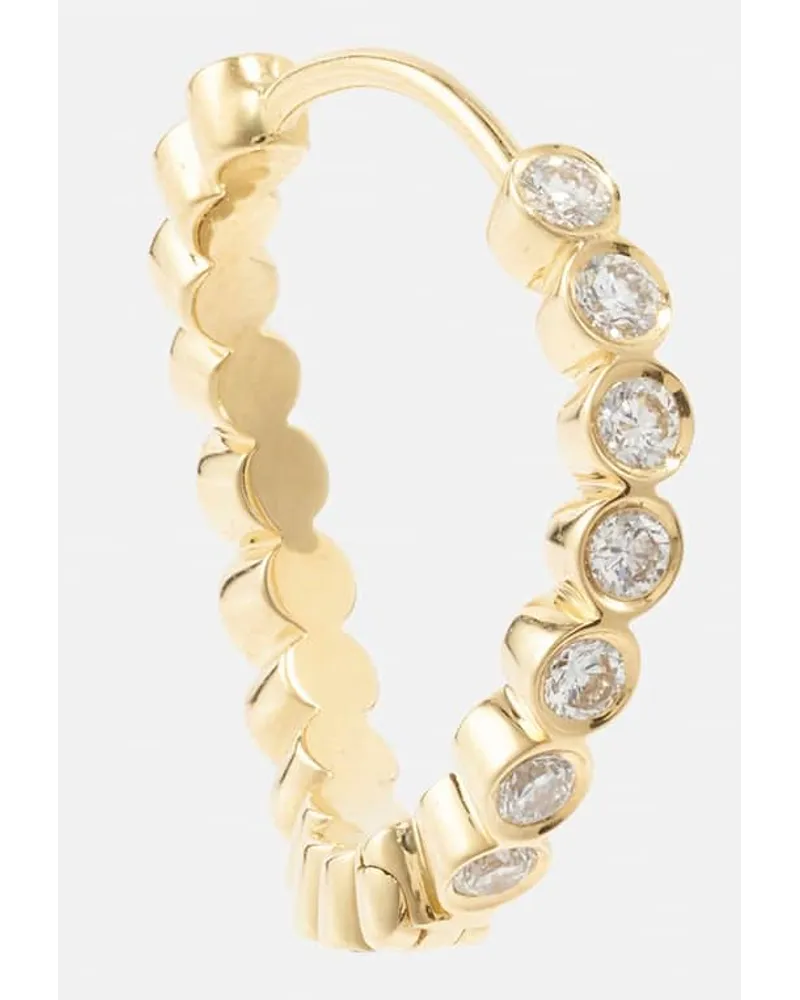 Sophie Bille Brahe Orecchino singolo Courant in oro 18kt con diamanti Oro
