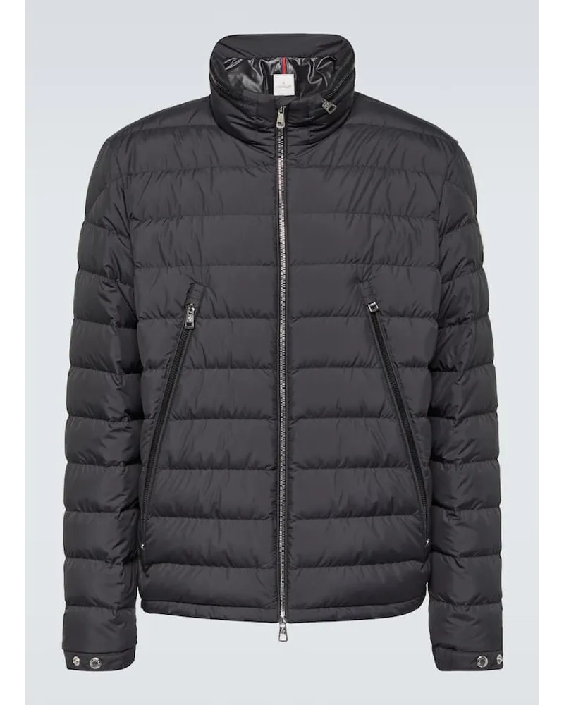 Moncler Piumino Alfit con zip Nero