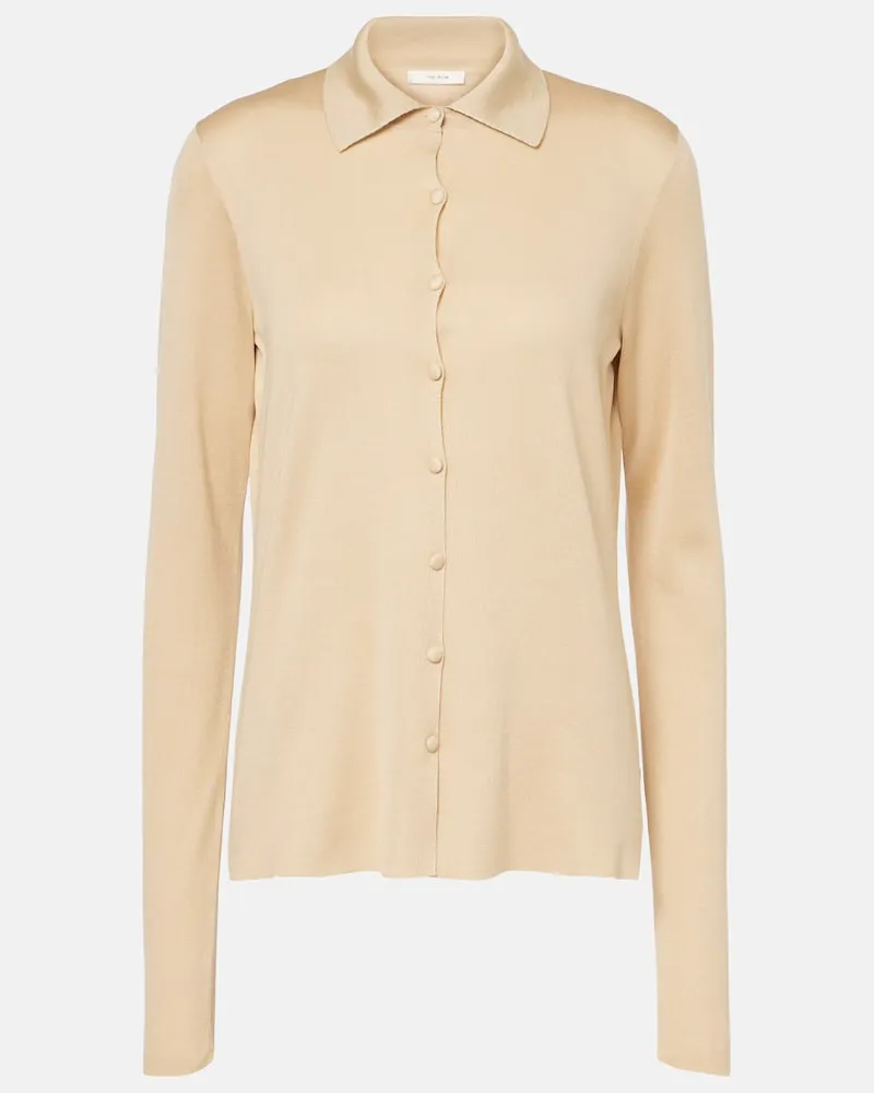 The Row Top Ikara in seta Beige