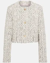 Nina Ricci Giacca in tweed di misto cotone Beige