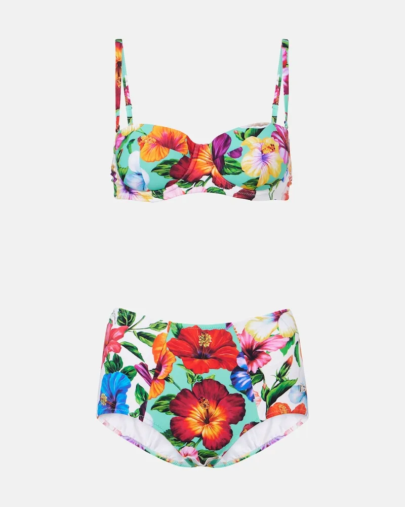 Dolce & Gabbana Bikini con stampa floreale Multicolore
