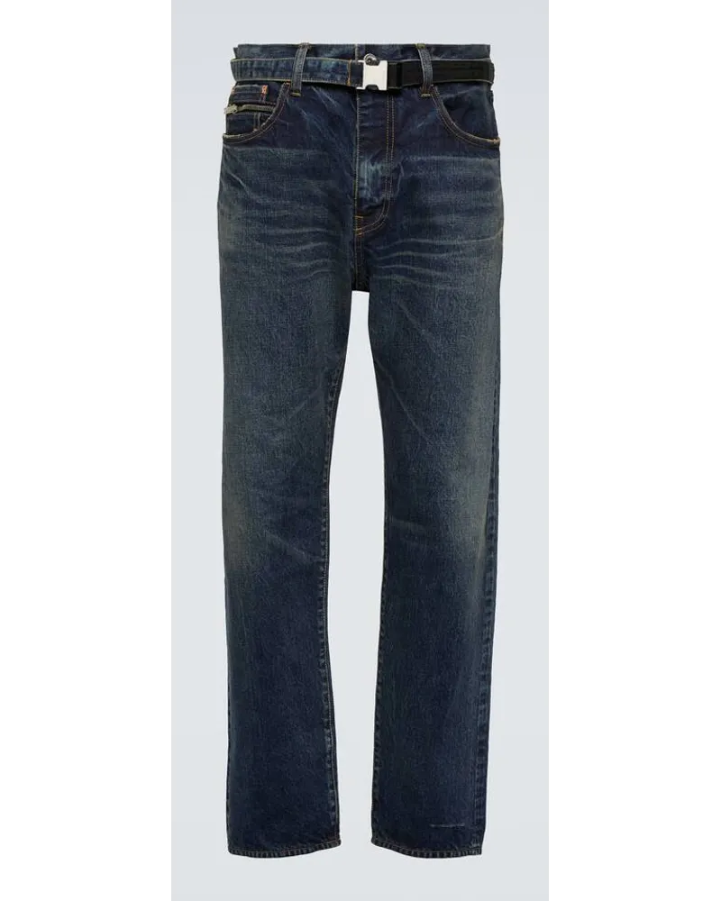 Sacai Jeans regular Blu