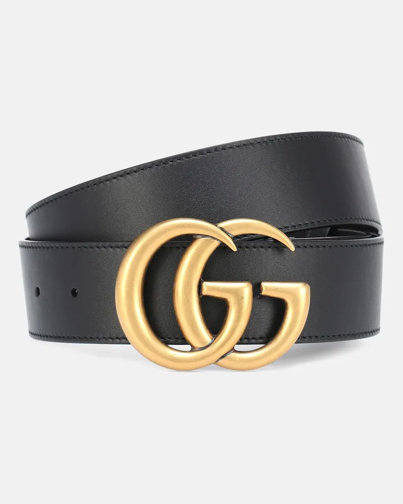 Gucci Cintura larga 2015 Re-Edition in pelle Nero