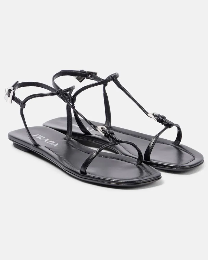 Prada Sandali in pelle Nero