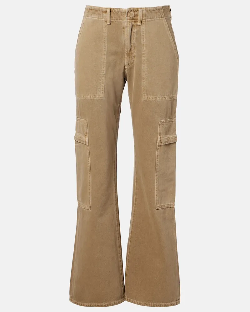 Citizens of humanity Jeans cargo a vita media Beige