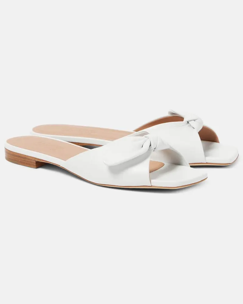 Malone Souliers Mules Vargas in pelle Bianco