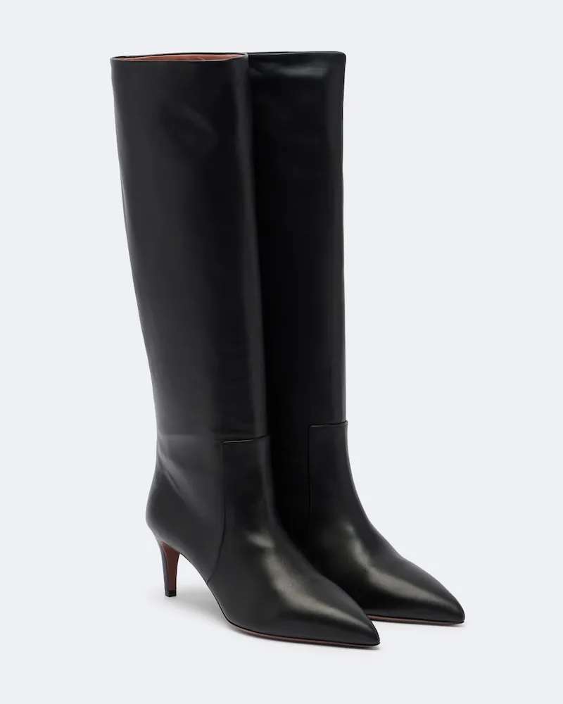 Paris Texas Stivali Stiletto in pelle Nero
