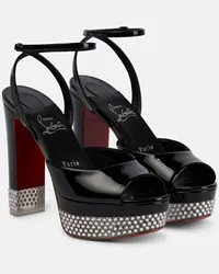 Christian Louboutin Sandali Cassandrina Alta 130 Nero