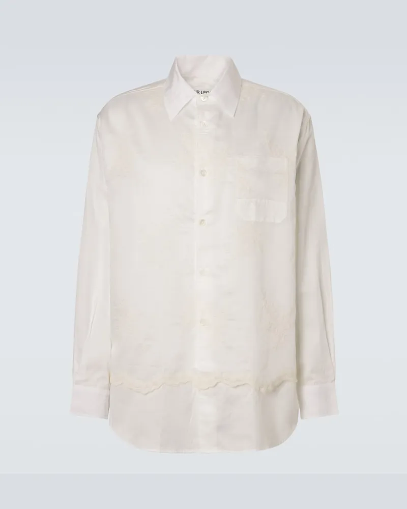Our Legacy Camicia Vast in cotone con ricamo Bianco