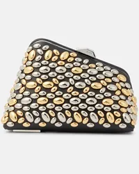 ATTICO Clutch Midnight Mini con borchie Nero