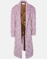 Dries van Noten Pelliccia sintetica Rosa