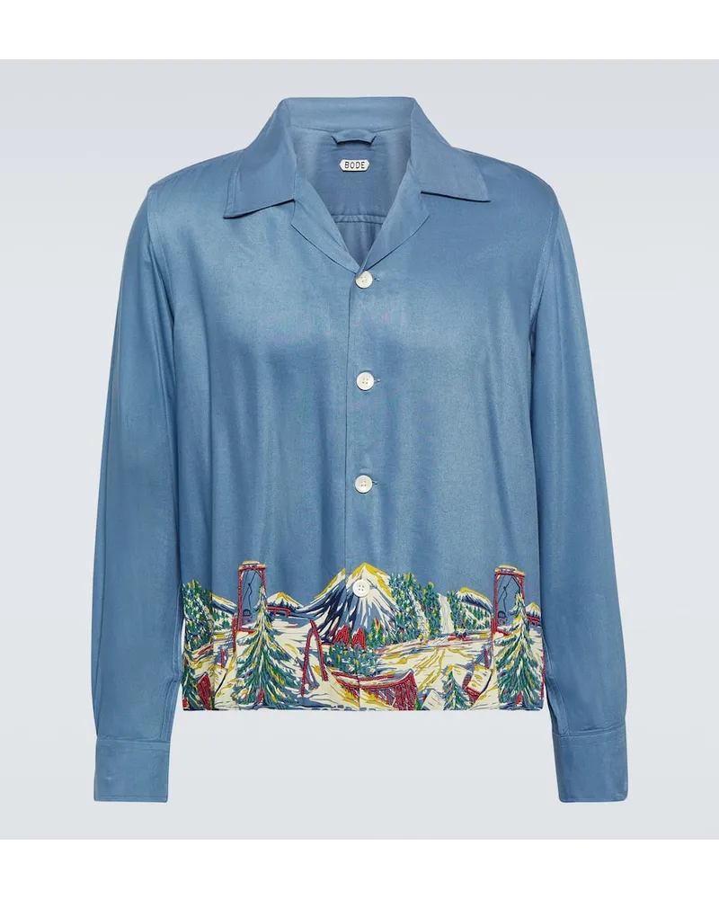 BODE Camicia Ski Lift Blu