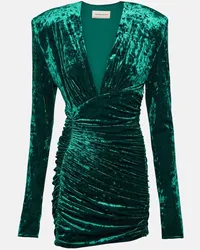 Alexandre Vauthier Miniabito in velluto Verde