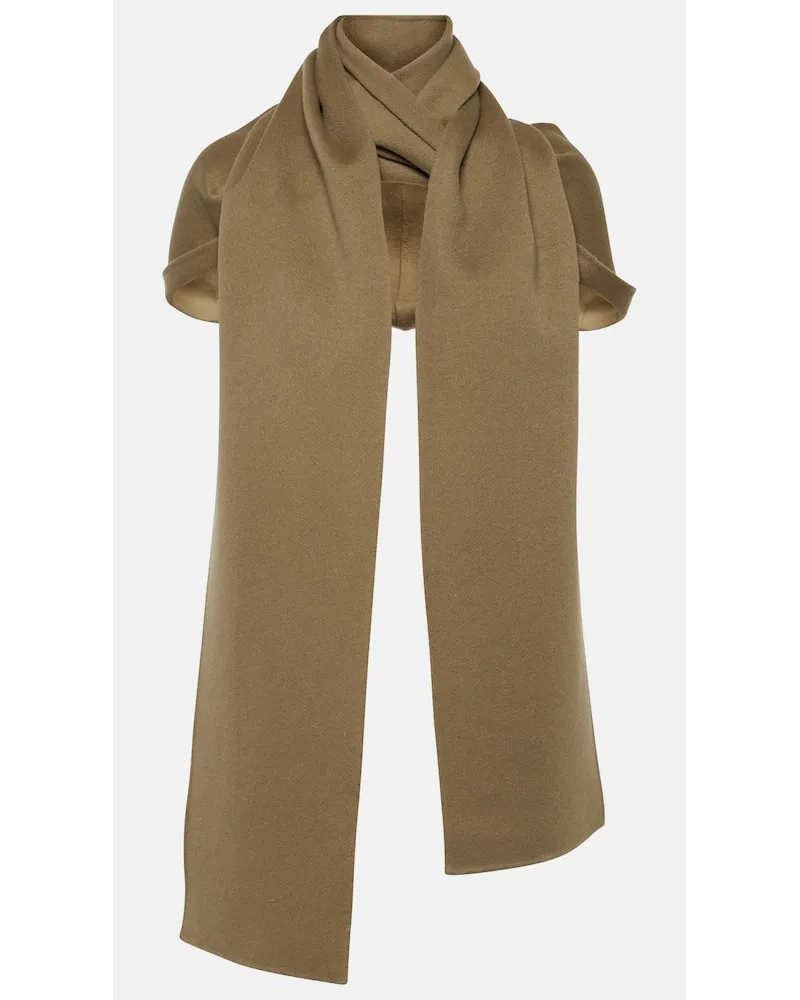 The Row Sciarpa Dodi in cashmere Marrone