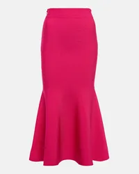 Roland Mouret Gonna midi svasata Rosa