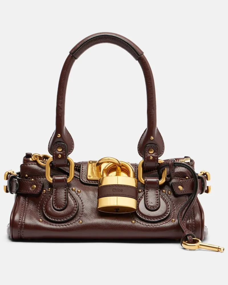 Chloé ChloÃ© Borsa a spalla Paddington Small in pelle Marrone