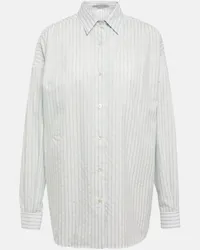 Stella McCartney Camicia S-Wave in jacquard a righe Multicolore