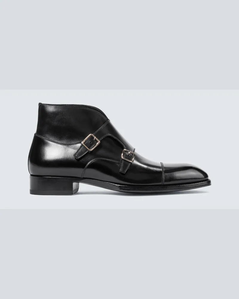 Tom Ford Scarpe monk strap Sutherland Nero