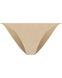 JADE SWIM Slip bikini Bare Minimum Marrone