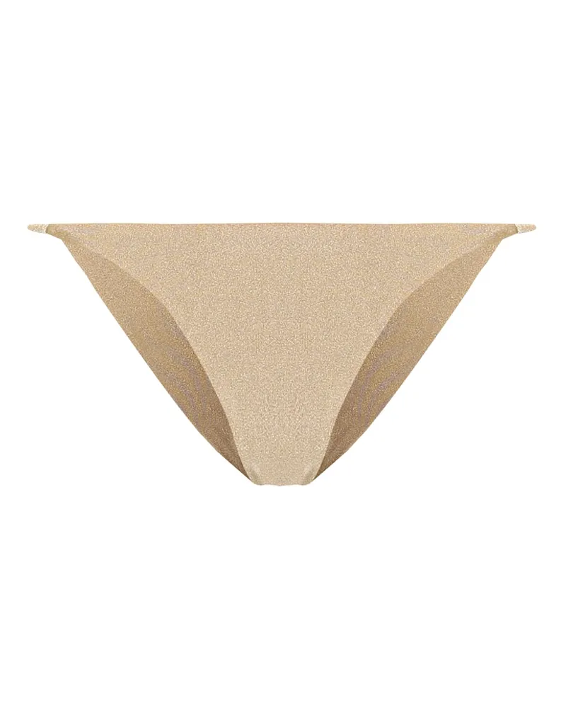 JADE SWIM Slip bikini Bare Minimum Marrone