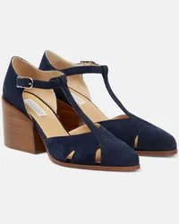 Gabriela Hearst Pumps Hawes in suede Blu