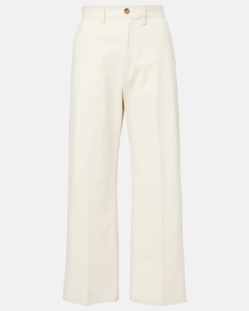 Ralph Lauren Pantaloni cropped in misto cotone Beige