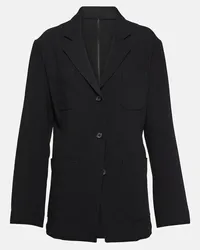 Totême Blazer monopetto in crêpe Nero