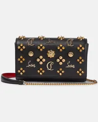 Christian Louboutin Clutch Paloma in pelle con decorazioni Nero