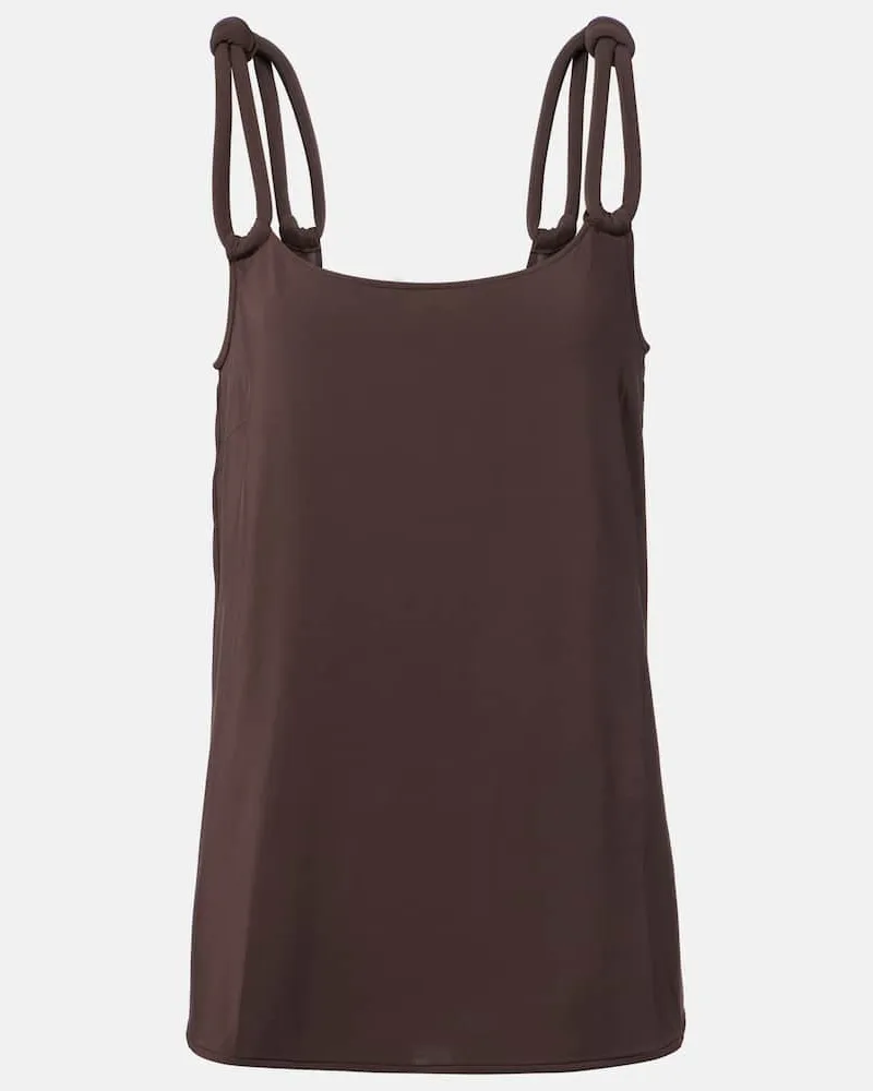 Max Mara Top Faida in maglia Marrone