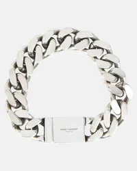 Saint Laurent Bracciale a catena Argento