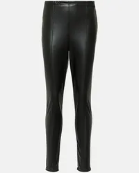 Jet Set Leggings Pegaso in similpelle Nero