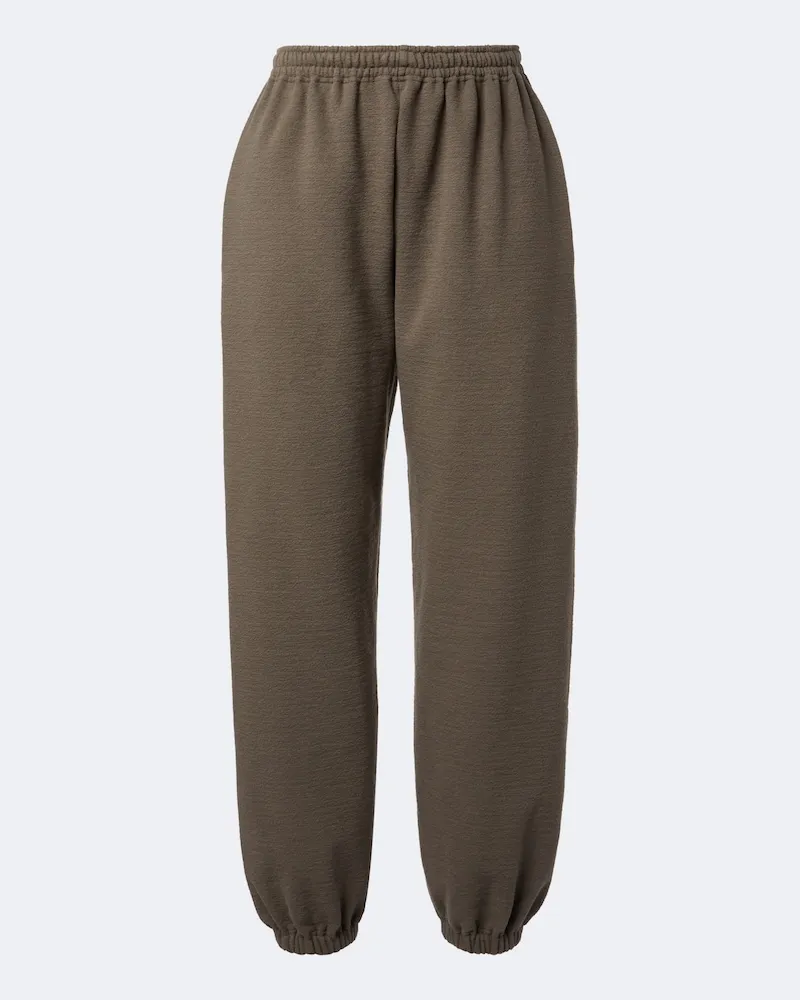 Magda Butrym Pantaloni sportivi in misto cotone Grigio