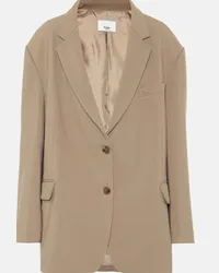 FRANKIE Shop Blazer oversize Bea in twill Marrone