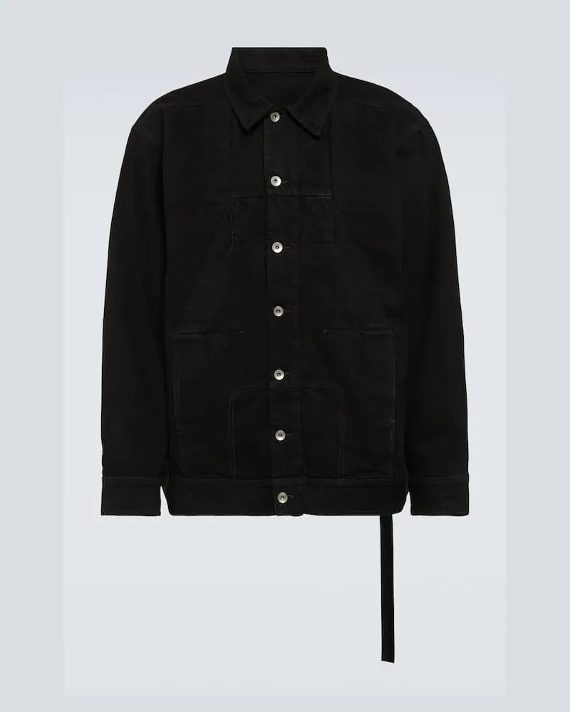 Rick Owens Giacca di jeans Sphinx Jumbo Nero