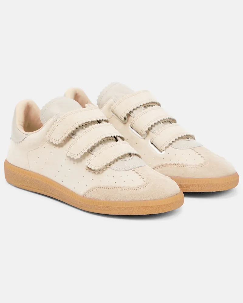 Isabel Marant Sneakers Beth in suede Beige