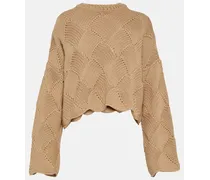 Pullover Basketweave in misto lana