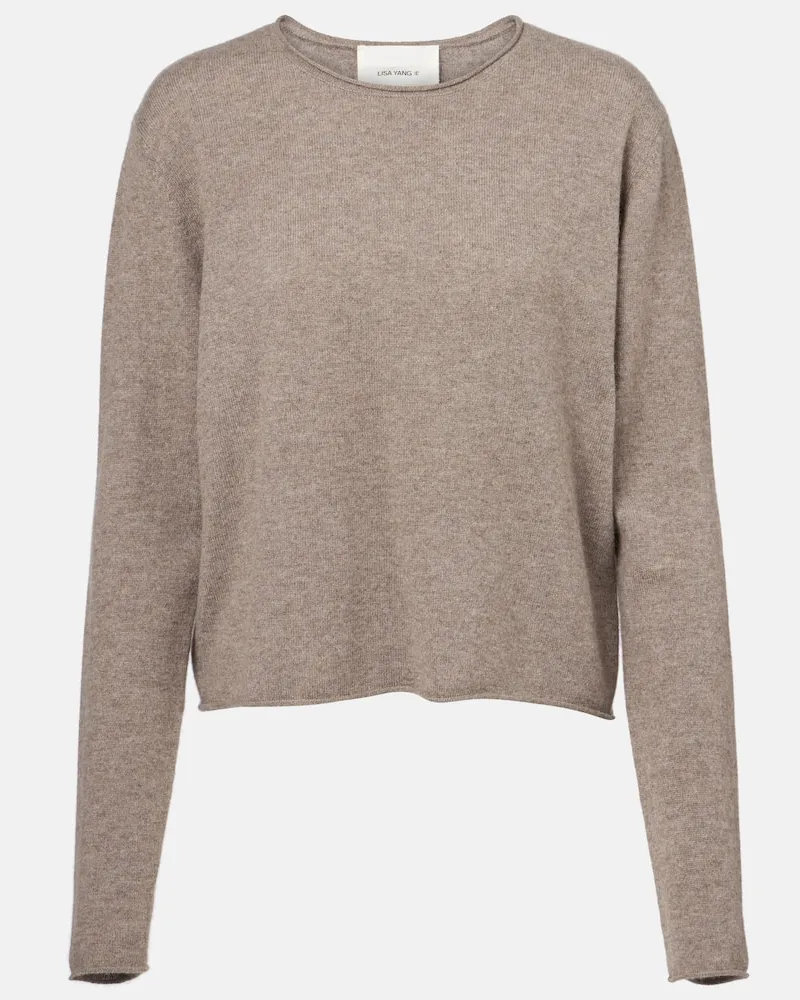 Lisa Yang Pullover Ida in cashmere Marrone
