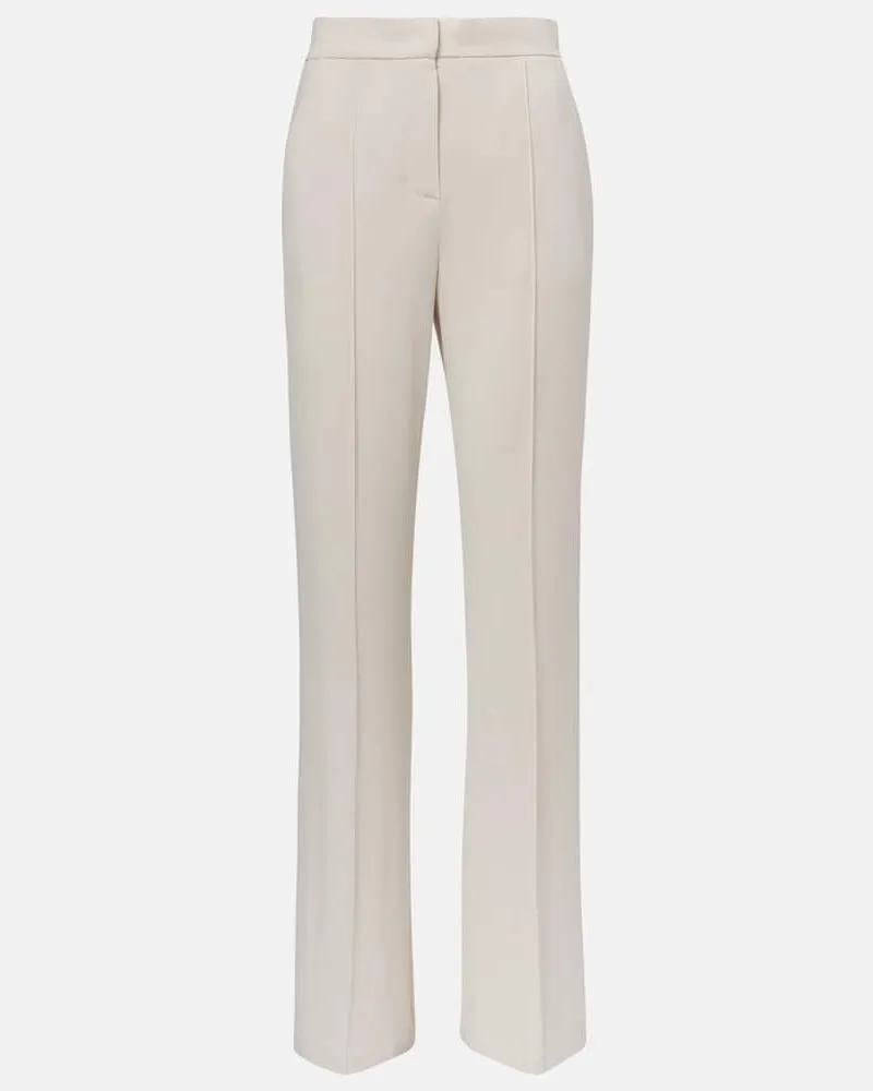 Max Mara Pantaloni regular Dinsa in jersey Beige